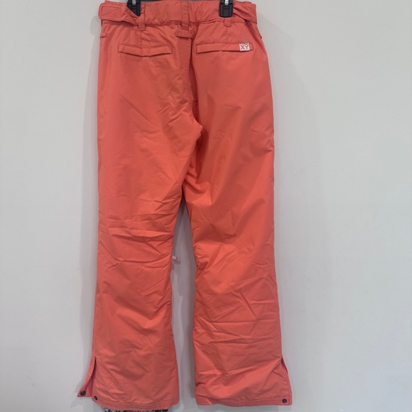 Roxy Peach Plaid Ski Snowboard Jacket and Matching Pants Outfit - Size XS - Picture 3 of 16